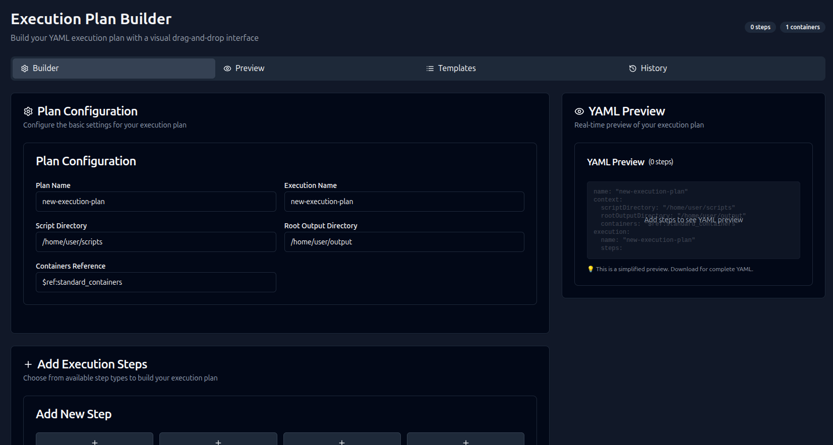 Atoll Execution Plan Creation